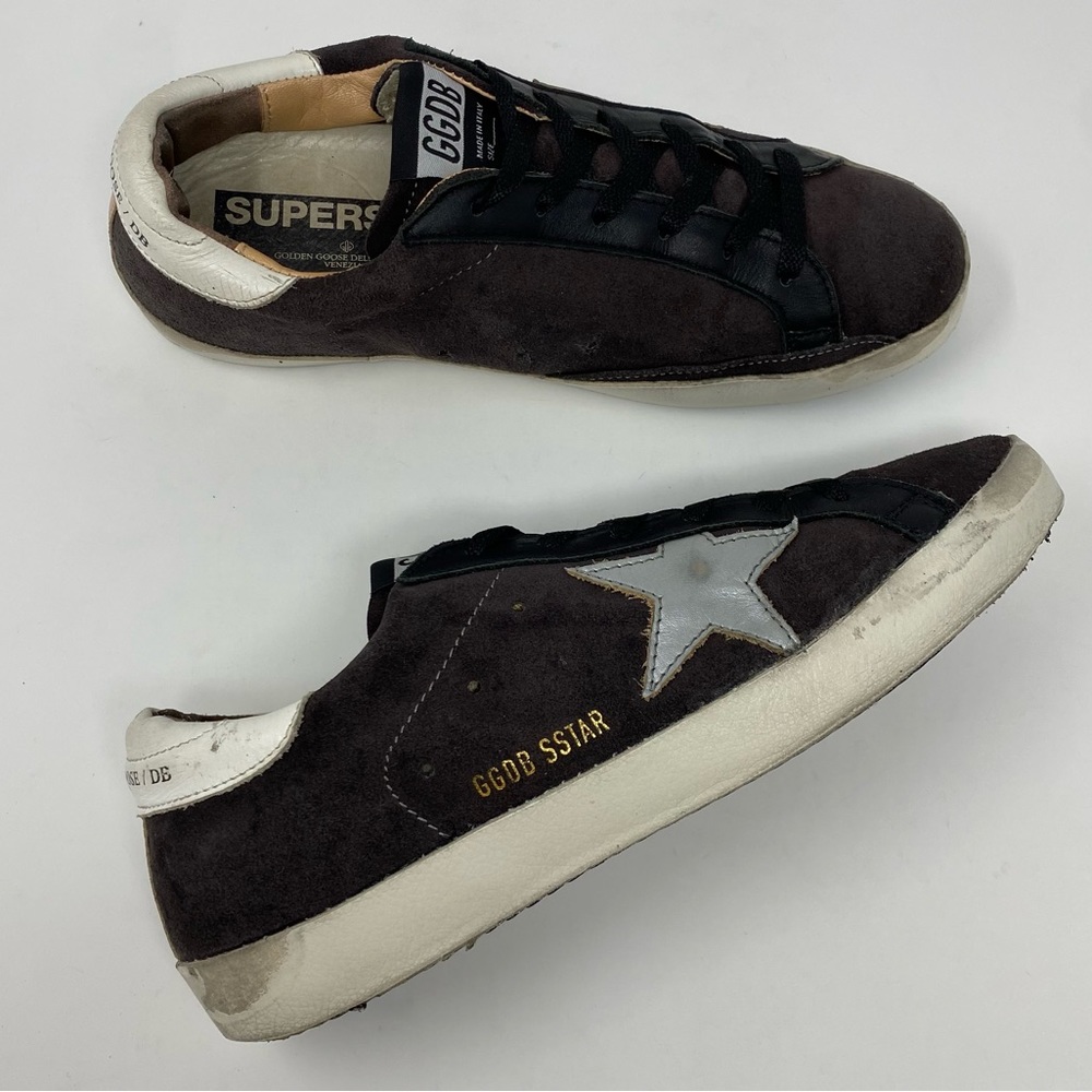 Golden Goose Superstar brow suede sneakers 39/US9